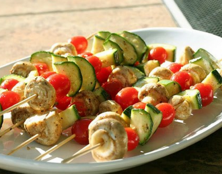 Linha de Espetinhos Vegano
