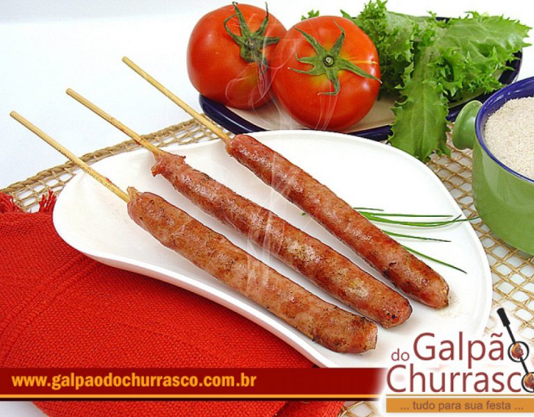 Linha de Espetinhos Linguiça