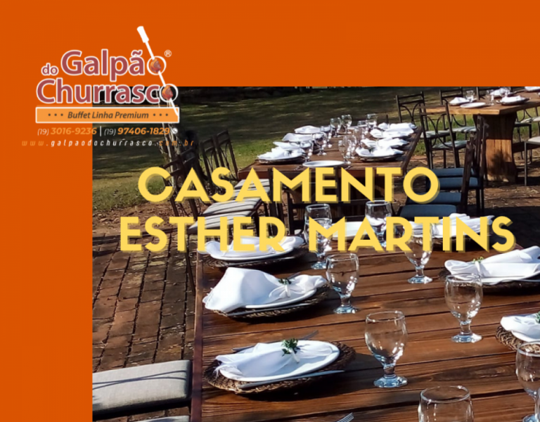 Evento Casamento Junho 2021 - Esther Martins